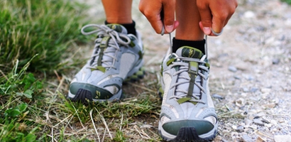 It's that time. Lace 'em up and get outdoors!