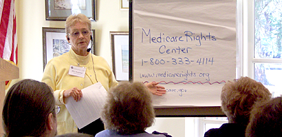 Flo Brodley, a Medicare Rights Center volunteer, discusses choosing the right Medicare health plan.