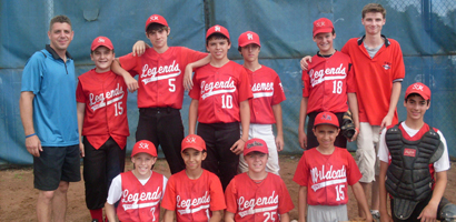 Westchester Baseball Association champs Sleepy Hollow Legends