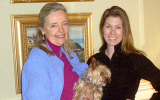 Barbara Sternau and Kitty Burruss