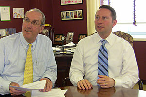 Westchester County Executive Rob Astorino and Deputy County Executive and COO, Kevin Plunkett