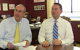 Westchester County Executive Rob Astorino and Deputy County Executive and COO, Kevin Plunkett