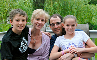 Carol Abramson and family