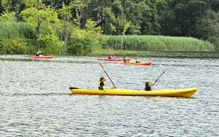 Kayak test drives, part of the fun at Aug. 7 River Day