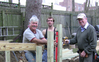 Ronald Walsh, Steve Puchalski and Bernie Manning