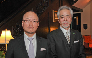 Mr. Haruki Hirakawa, Owner and Mr. Jiro Sato, President of Sankara Hotel Hospitality Group.