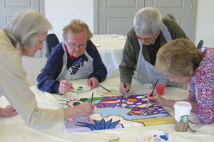 Irvington Seniors and Sunnyside Federal Paint Fest
