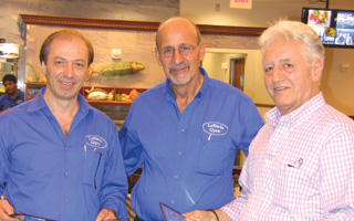 Chris Grammatas, George & Louie of Lefteris Gyro