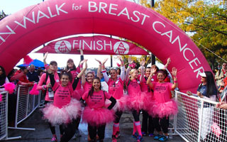 Across the finish line 2012 Avon Walk for Breast Cancer