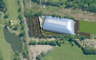 proposed Westchester Field House aerial vew