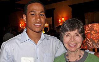 Edwin Lopez and Susan Goodwin Students Inside Albany Program