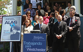 County Exec Robert Astorino with Westchester Hispanic Coaltion