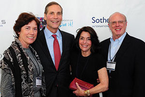 From left: Louise Perillo, Agent at Hudson Homes Sotheby’s International Realty, Philip White, president and chief executive officer, Sotheby’s International Realty Affiliates LLC, Patty Neuwirth, Owner/ Broker at Hudson Homes Sotheby’s International Realty, Doug Benson, Agent at Hudson Homes Sotheby’s International Realty,