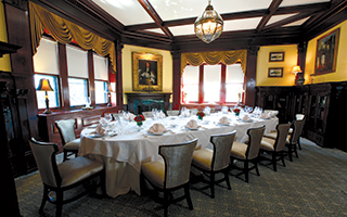 The Library at the Castle Hotel & Spa.