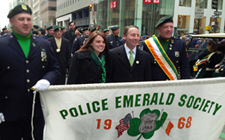 Rob Astorino at NYC St. Patrick's Day Parade