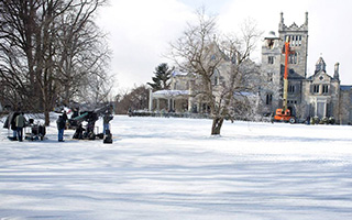 Lyndhurst Castle featured in Winter's Tale