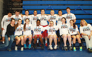 The SHHS UNIFIED team and coaches.