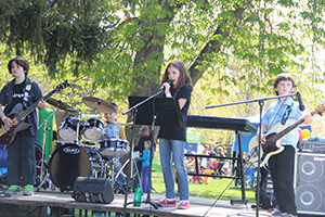 The Underage Band at Christ Church's Fall Fair