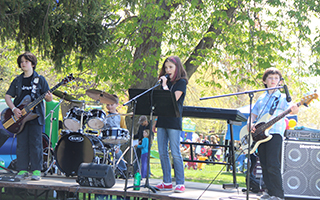 The Underage Band at Christ Church's Fall Fair