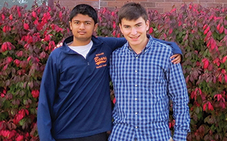 Briarcliff High School Junior  Karthik Rao and Senior Robert Karp have advanced to the regional finals of the Siemens Competition in Math, Science & Technology.