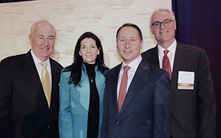 William Mooney, Jr., WCA CEO; Marissa Brett, WCA President; Westchester County Executive Robert P. Astorino; and William Harrington, Esq., WCA Chairman.