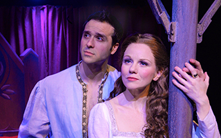 Jeremiah James as Lancelot du Loc, and Jennifer Hope Wills as Queen Guenevere