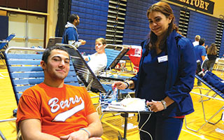 Briarcliff High School’s National Honor Society sponsored its annual blood drive for the New York Blood Center on Feb. 13.