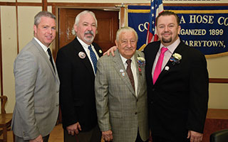 L–R: Brian Doyle, Mayor Ken Wray, Armando “Chick” Galella, Nicholas Bell