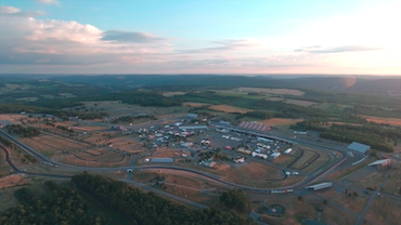 An aerial view of Watkins Glen International