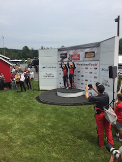 1st Place co-drivers - Matt Bell and Robin Liddell at Continental Tire Sportscar Challenge