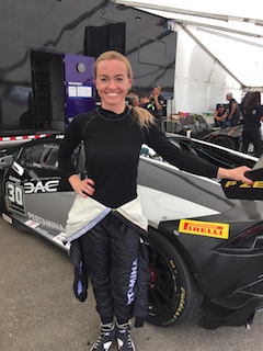 Lamborghini Huracan driver Ashley Freiberg