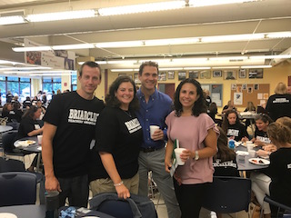 The Welcome Back Breakfast hosted, among others (L-R): Austin Perry, Briarcliff Middle School math and Special Education teacher; Dr. Tracy Campanile, district technology mentor for teachers; Edgar McIntosh, director of instruction and HR; and Briarcliff Middle School Assistant Principal Diana Blank.