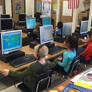 Irvington Union Free School District students participated in World Maths Day and competed in real-time games of mental arithmetic against peers from around the world on March 6.