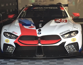 BMW's M8 GTE competes against Corvette, and other manufacturers in the GTLM division
