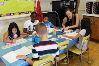 Students spent summer days improving their literacy skills.