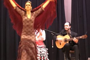 Flamenco instructor Rebecca Thomas shares her love of this art form with Tarrytown’s Morse students.