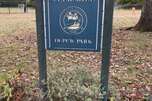 Depew Park sign