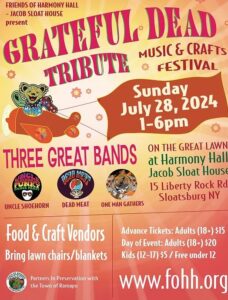 Third annual Grateful Dead Tribute Music and Crafts Festival returns July 28.