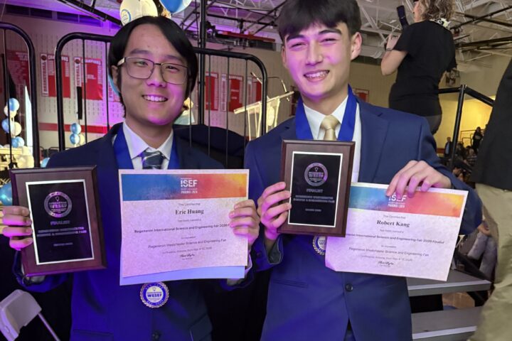 Ossining Science Research Students Win 33 WESEF Awards and Advance Two Grand Finalists to International Science & Engineering Fair