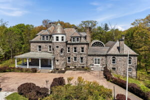 The stone mansion built in 1898 by Walter Law, the industrialist who would later incorporate the village of Briarcliff Manor. Photo: Craig Killer from Digital Homes