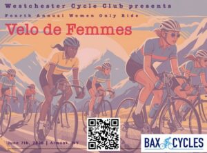 The Westchester Cycle Club's annual Velo de Femmes takes place June 7. Image: WCC Instagram