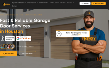 5 Highly Rated Garage Door Repair Companies in Houston, TX